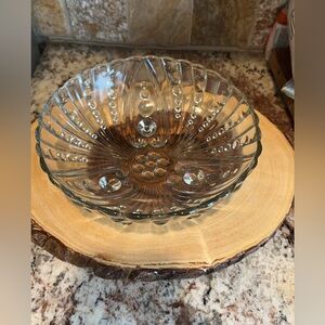 Vintage Anchor Hocking Burple Bubble Bowl